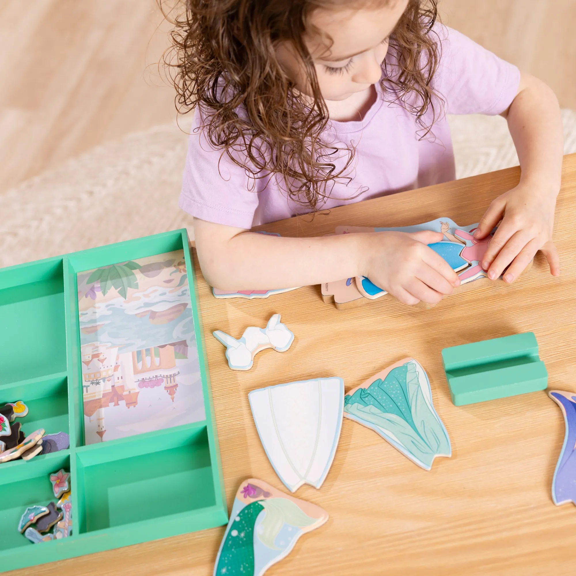 Disney Princess Ariel Wooden Magnetic Dress-Up>Melissa & Doug
