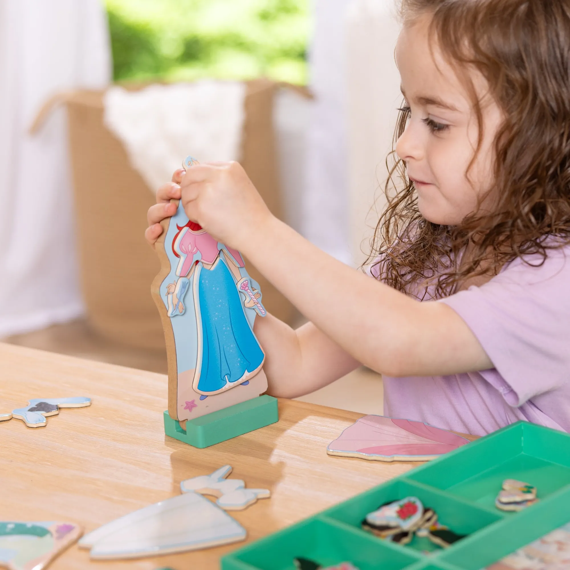 Disney Princess Ariel Wooden Magnetic Dress-Up>Melissa & Doug