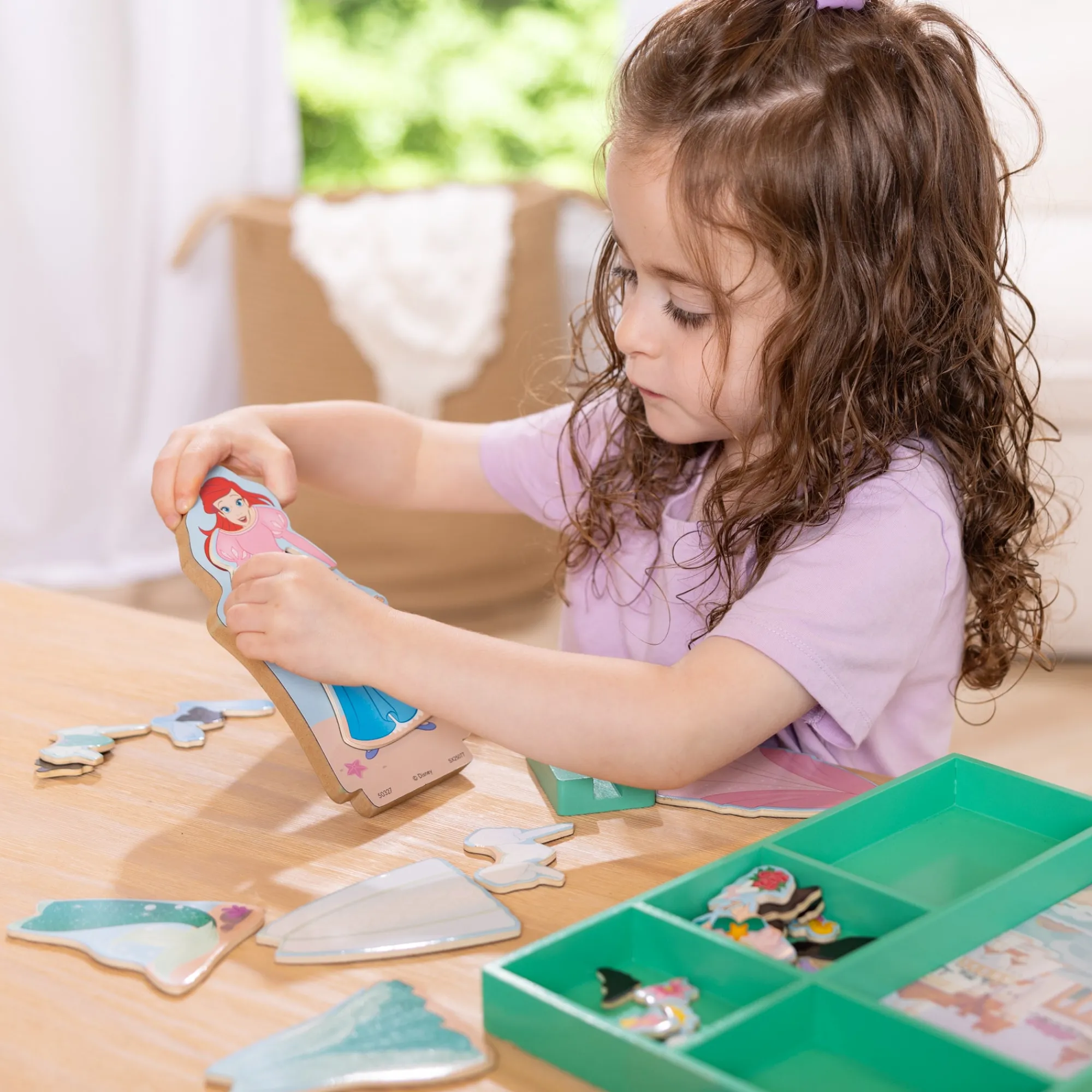 Disney Princess Ariel Wooden Magnetic Dress-Up>Melissa & Doug