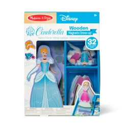 Disney Princess Cinderella Wooden Magnetic Dress-Up><noscript><img width=
