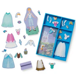 Disney Princess Cinderella Wooden Magnetic Dress-Up><noscript><img width=