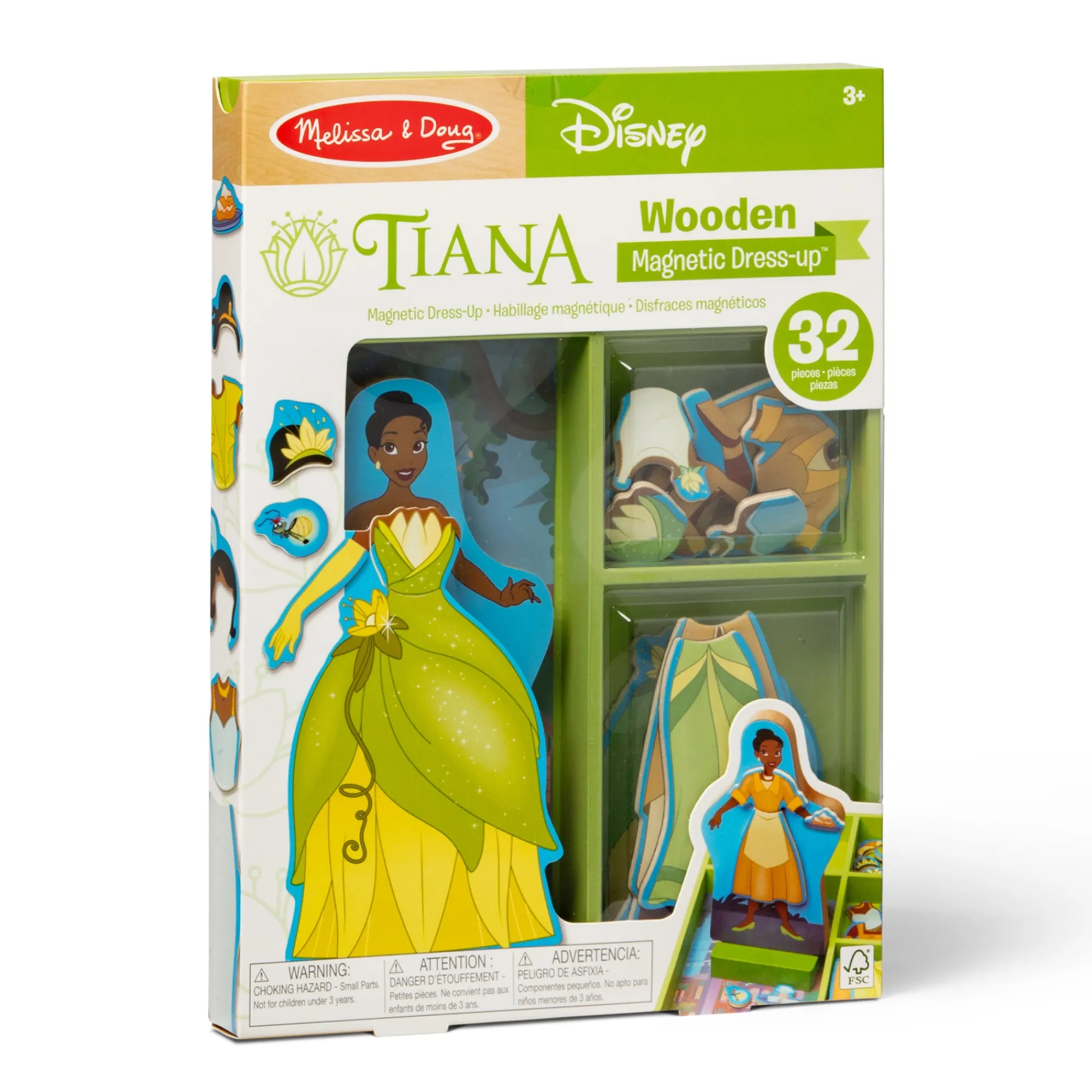Disney Princess Tiana Wooden Magnetic Dress-Up Play Set>Melissa & Doug Discount