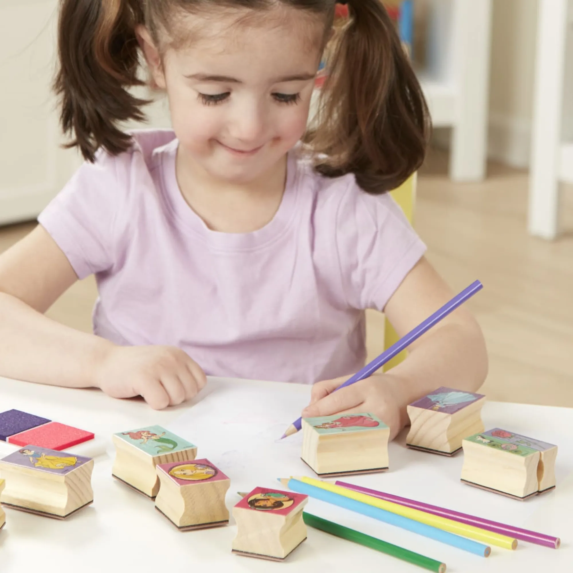 Disney Princess Wooden Stamp Set>Melissa & Doug Best