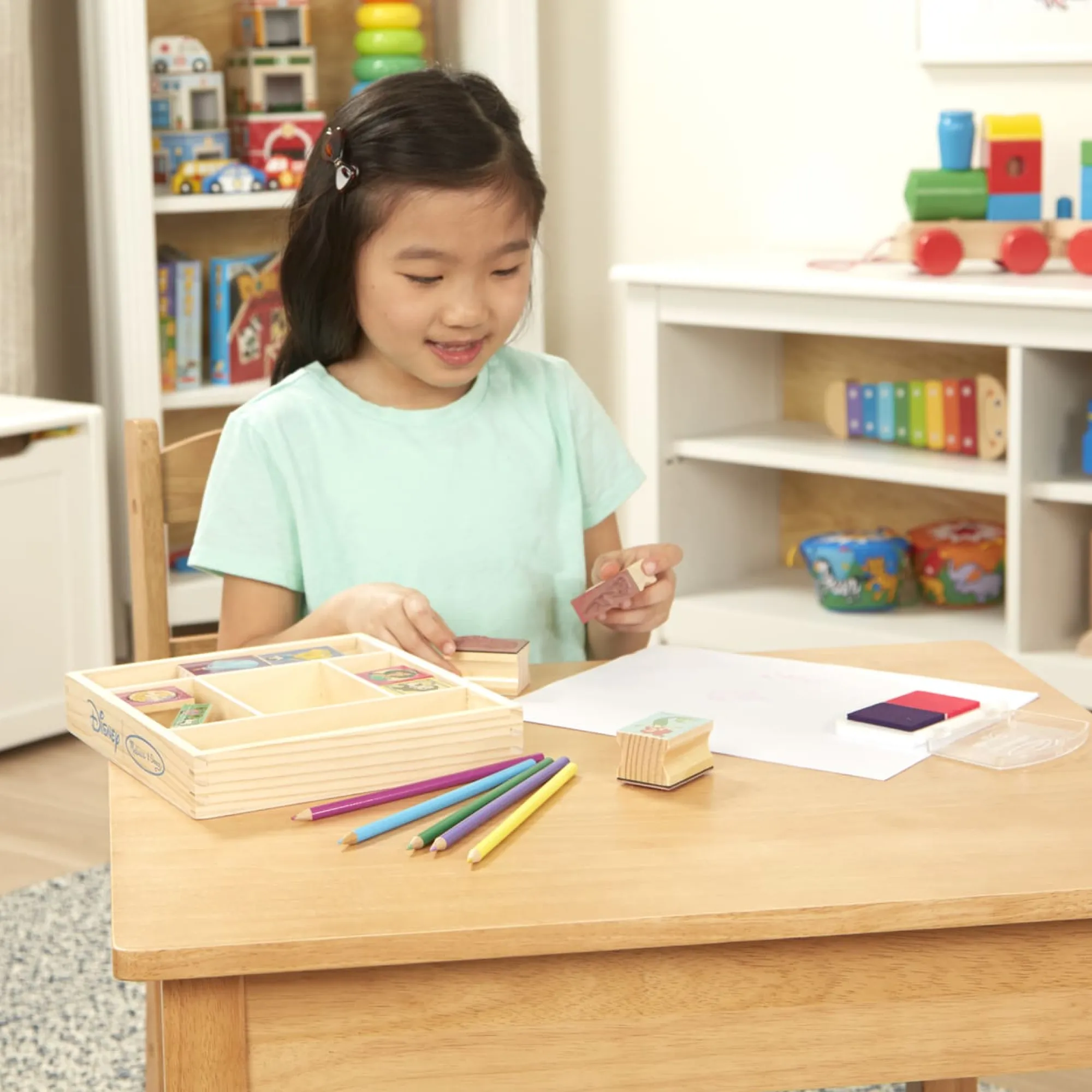 Disney Princess Wooden Stamp Set>Melissa & Doug Best