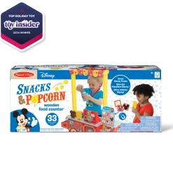 Disney Snacks & Popcorn Wooden Food Counter><noscript><img width=