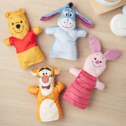 Disney Winnie the Pooh Soft & Cuddly Hand Puppets><noscript><img width=