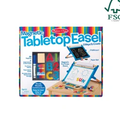 Double-Sided Magnetic Tabletop Easel><noscript><img width=