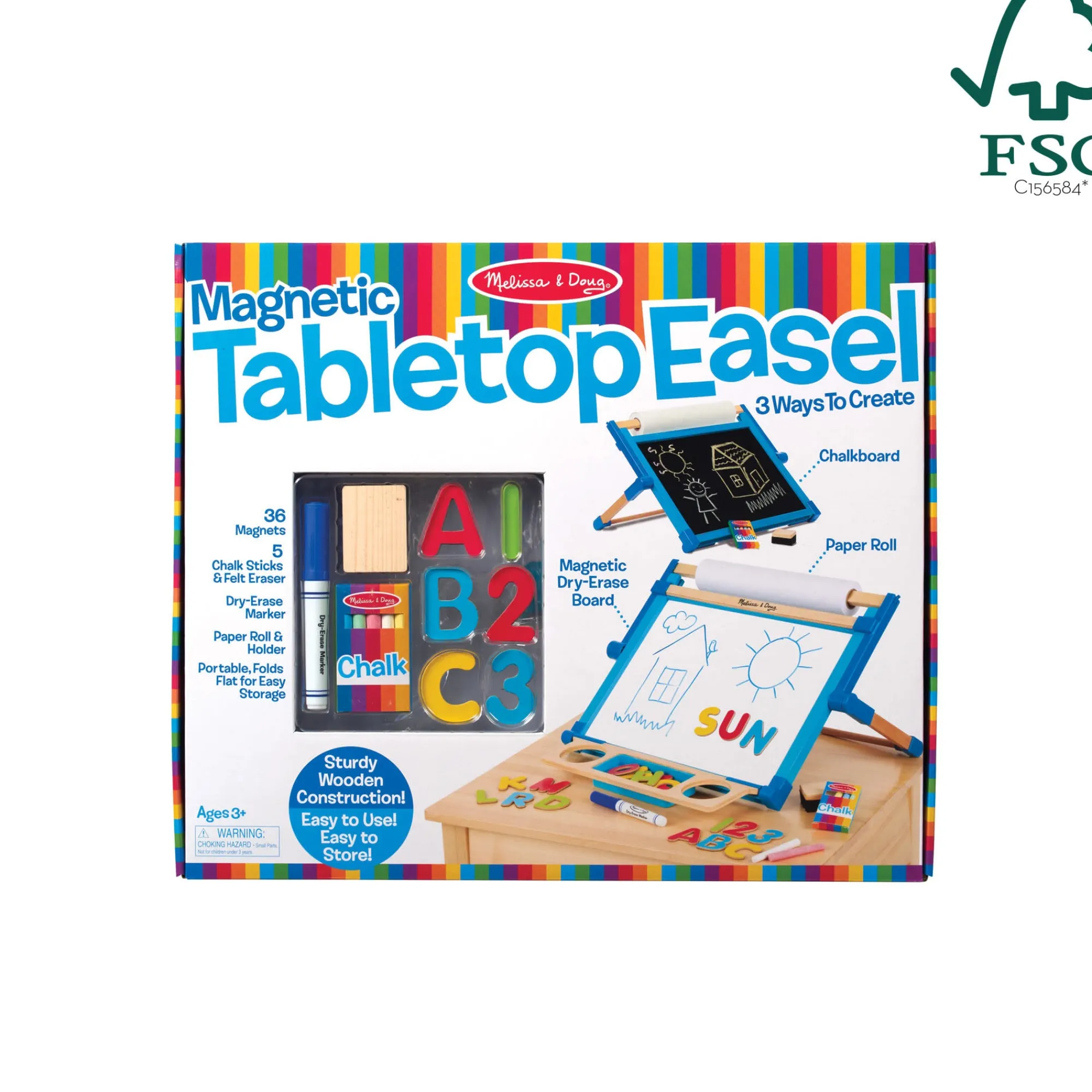 Double-Sided Magnetic Tabletop Easel>Melissa & Doug Best