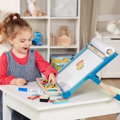 Double-Sided Magnetic Tabletop Easel><noscript><img width=
