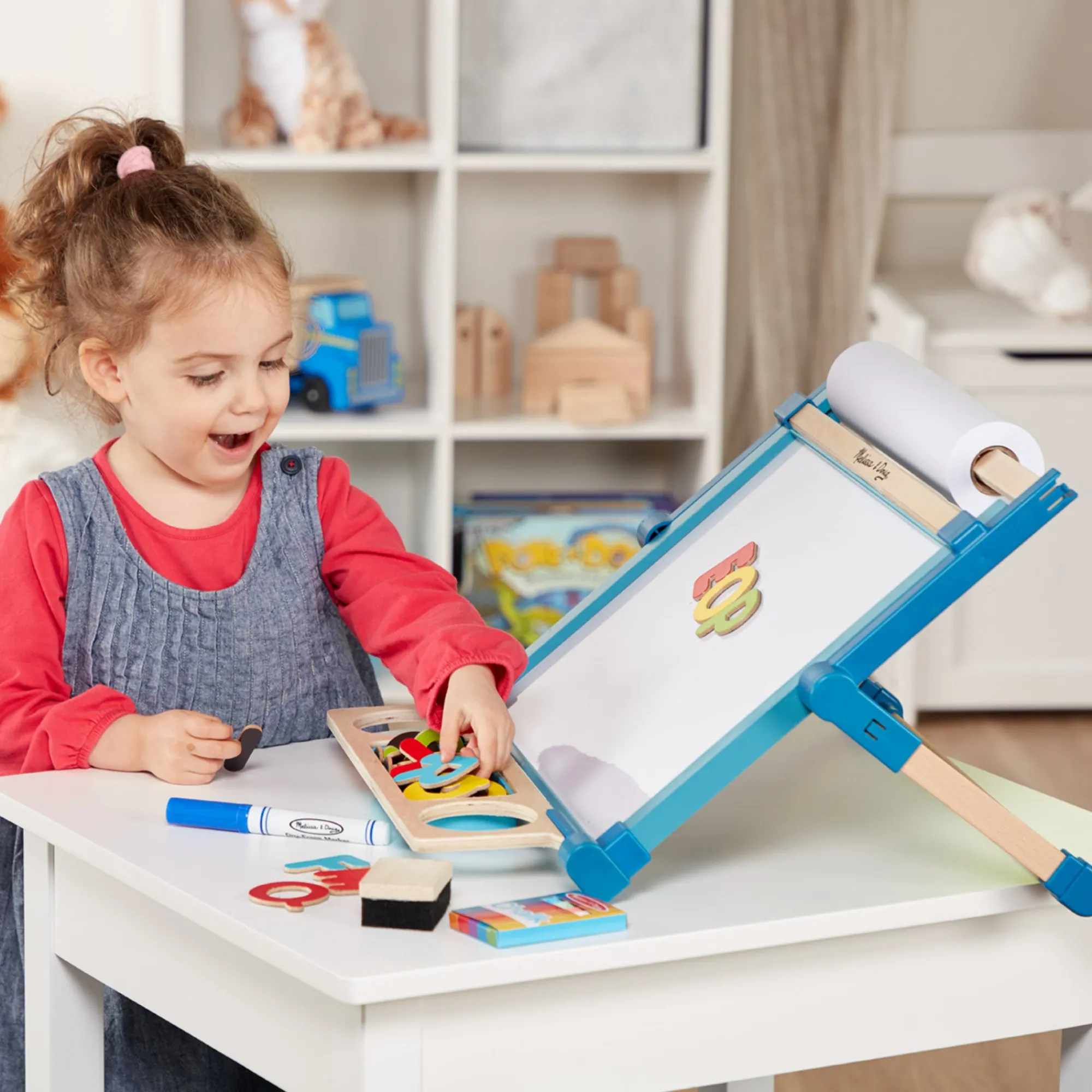 Double-Sided Magnetic Tabletop Easel>Melissa & Doug Best