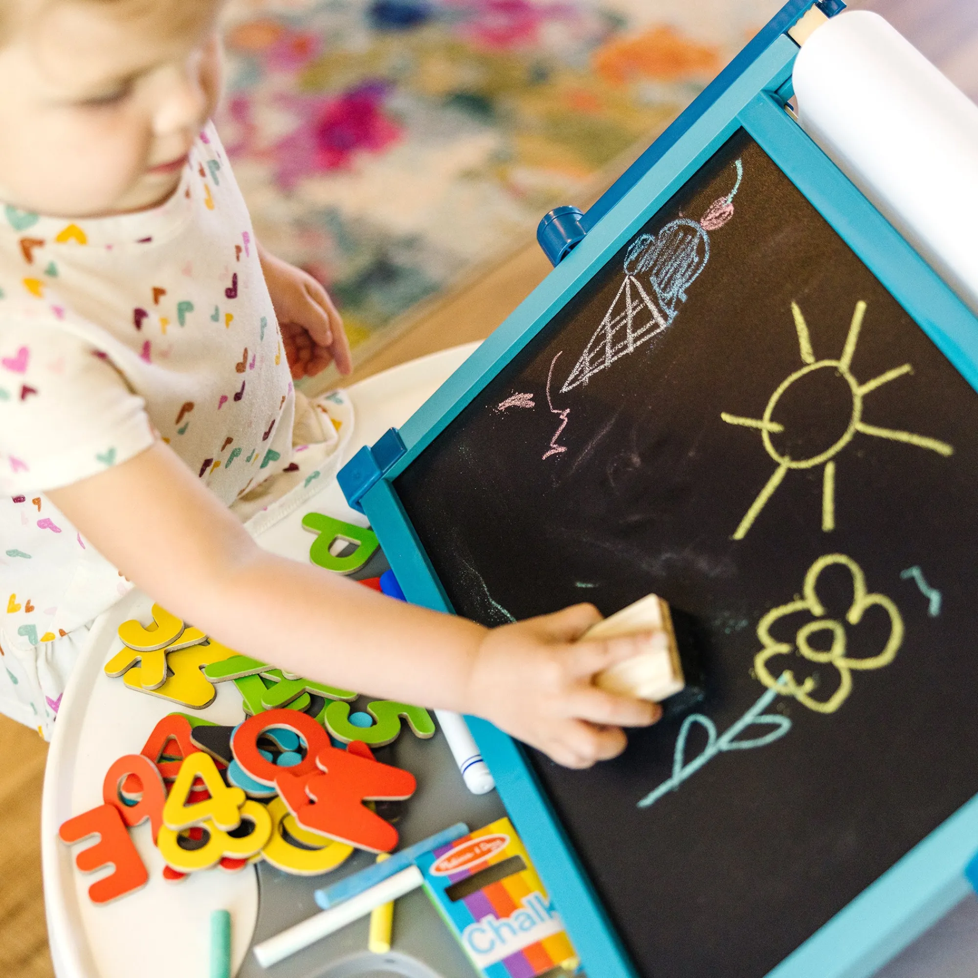 Double-Sided Magnetic Tabletop Easel>Melissa & Doug Best