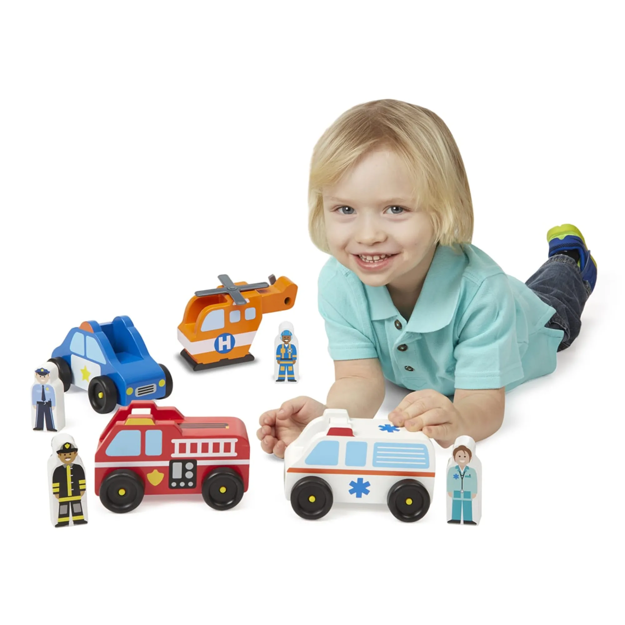 Emergency Vehicle Set>Melissa & Doug New
