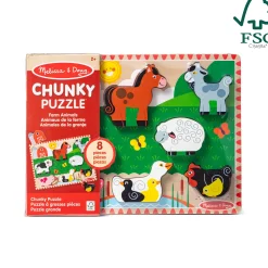 Farm Animals Chunky Puzzle - 8 Pieces><noscript><img width=