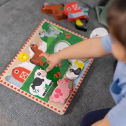 Farm Animals Chunky Puzzle - 8 Pieces><noscript><img width=