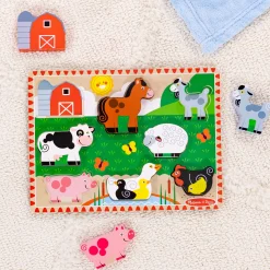 Farm Animals Chunky Puzzle - 8 Pieces><noscript><img width=