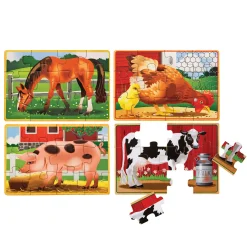 Farm Animals Jigsaw Puzzles in a Box><noscript><img width=