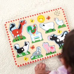Farm Animals Sound Puzzle - 8 Pieces><noscript><img width=