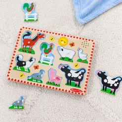 Farm Animals Sound Puzzle - 8 Pieces><noscript><img width=