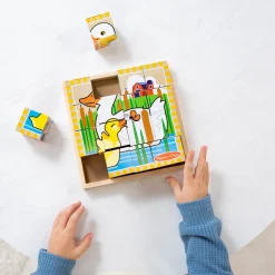 Farm Cube Puzzle - 16 Pieces>Melissa & Doug Outlet