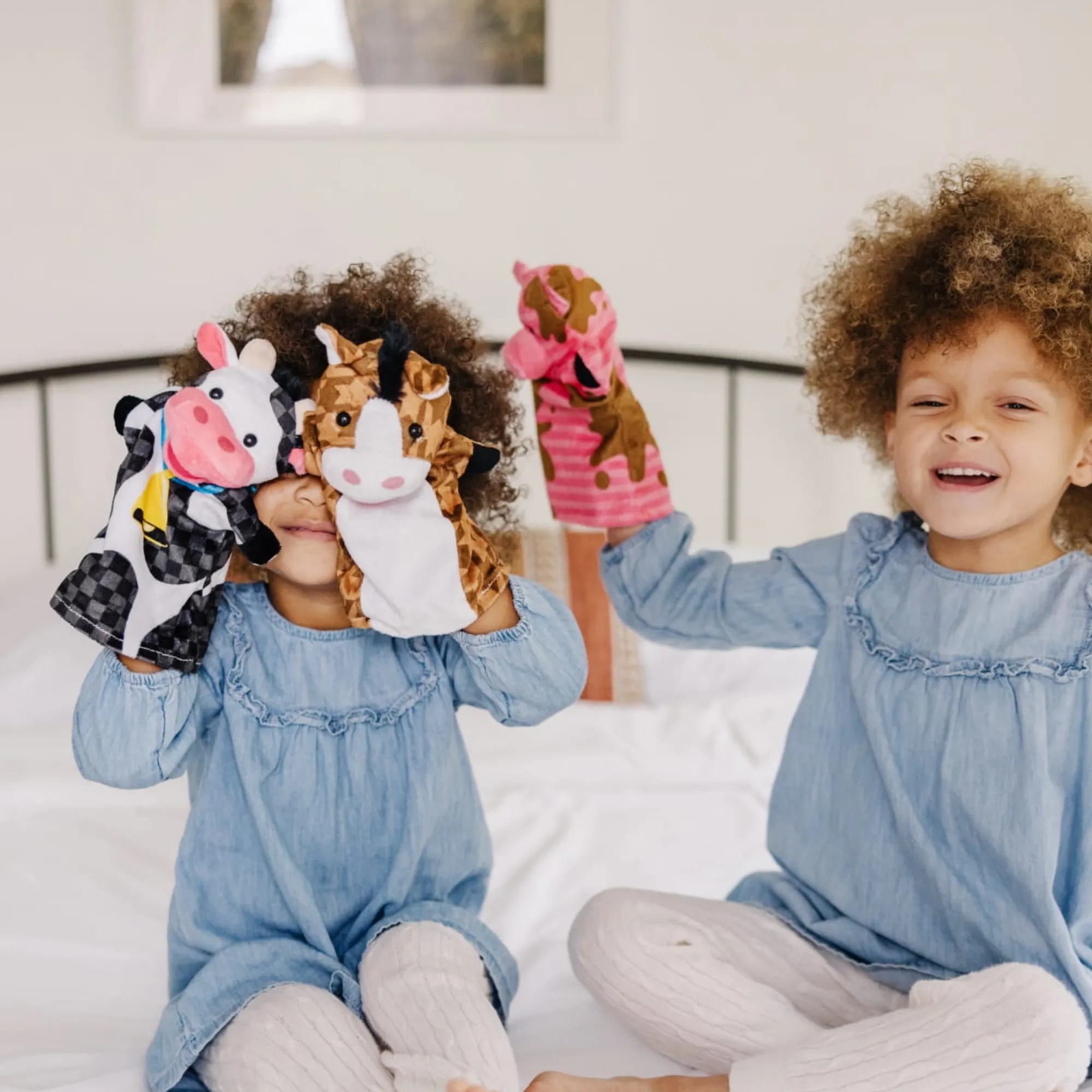 Farm Friends Hand Puppets>Melissa & Doug Outlet