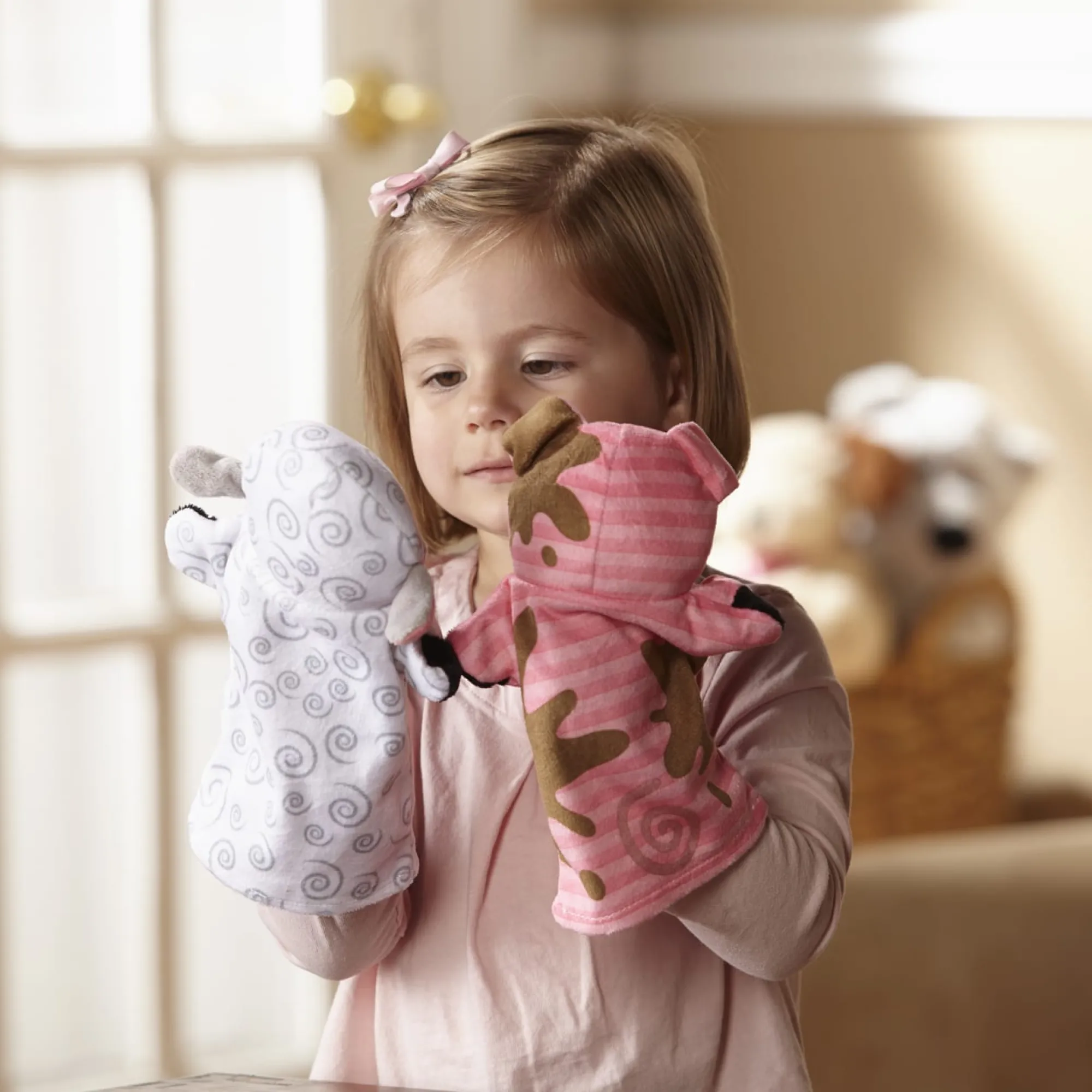 Farm Friends Hand Puppets>Melissa & Doug Outlet