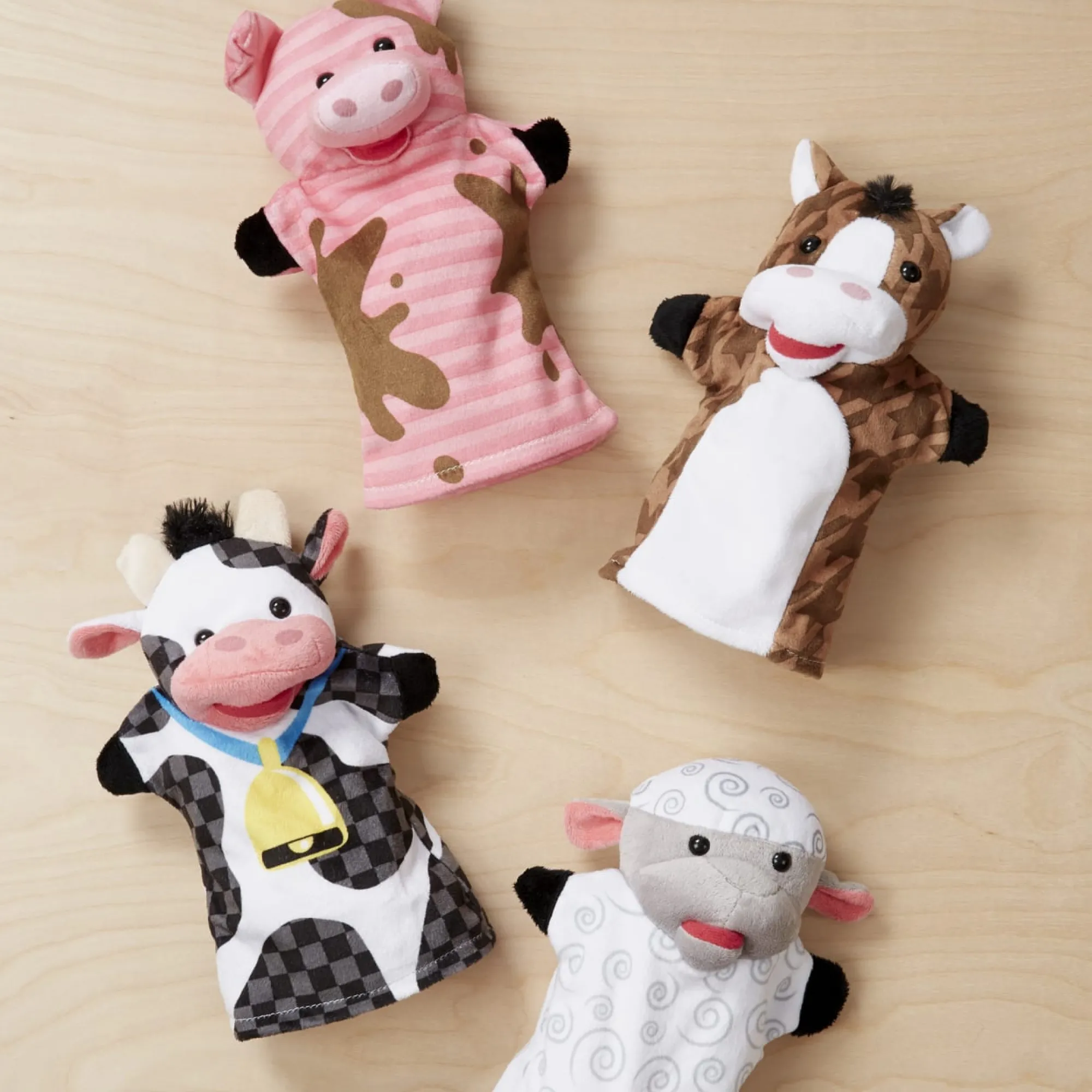 Farm Friends Hand Puppets>Melissa & Doug Outlet