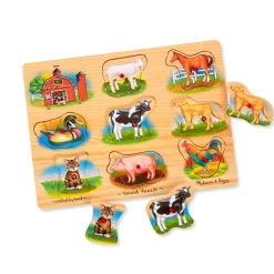 Farm Sound Puzzle - 8 Pieces>Melissa & Doug Best