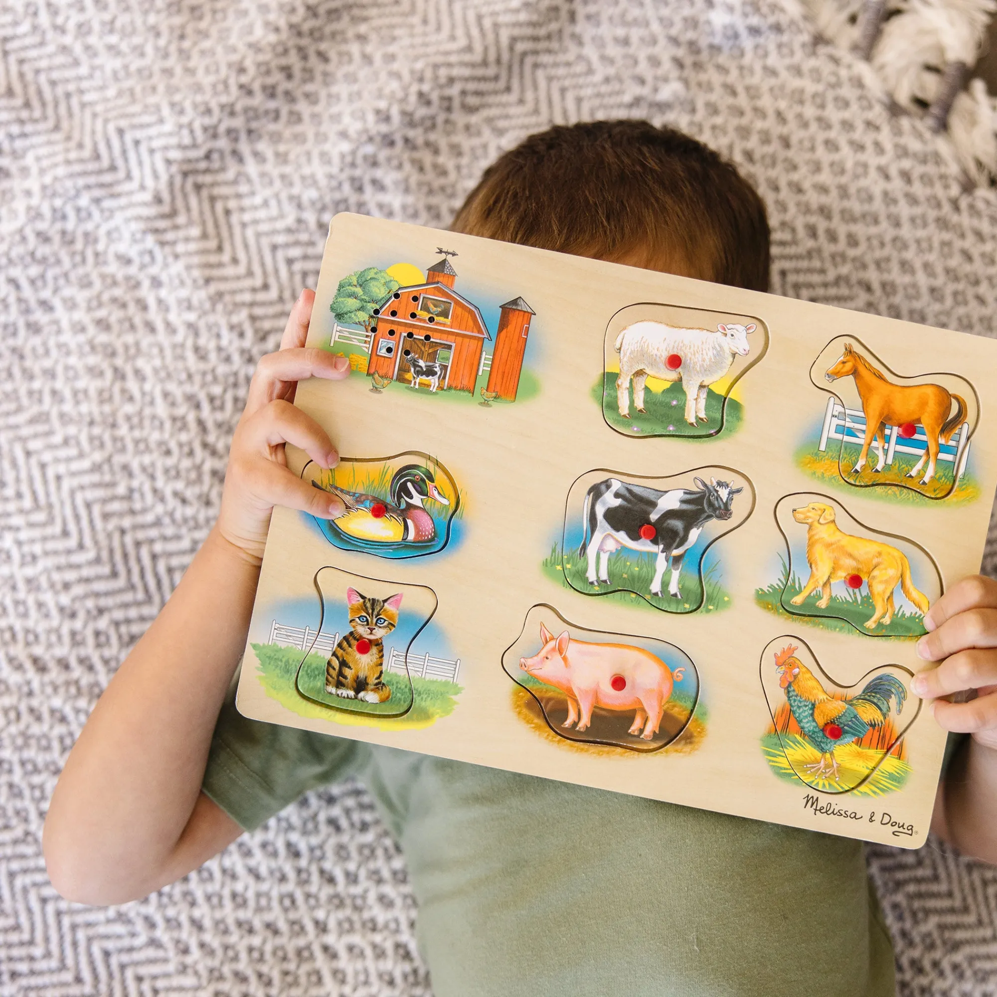 Farm Sound Puzzle - 8 Pieces>Melissa & Doug Best