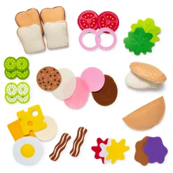 Felt Food Sandwich Play Set><noscript><img width=