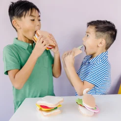 Felt Food Sandwich Play Set><noscript><img width=
