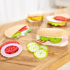 Felt Food Sandwich Play Set><noscript><img width=