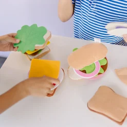 Felt Food Sandwich Play Set><noscript><img width=