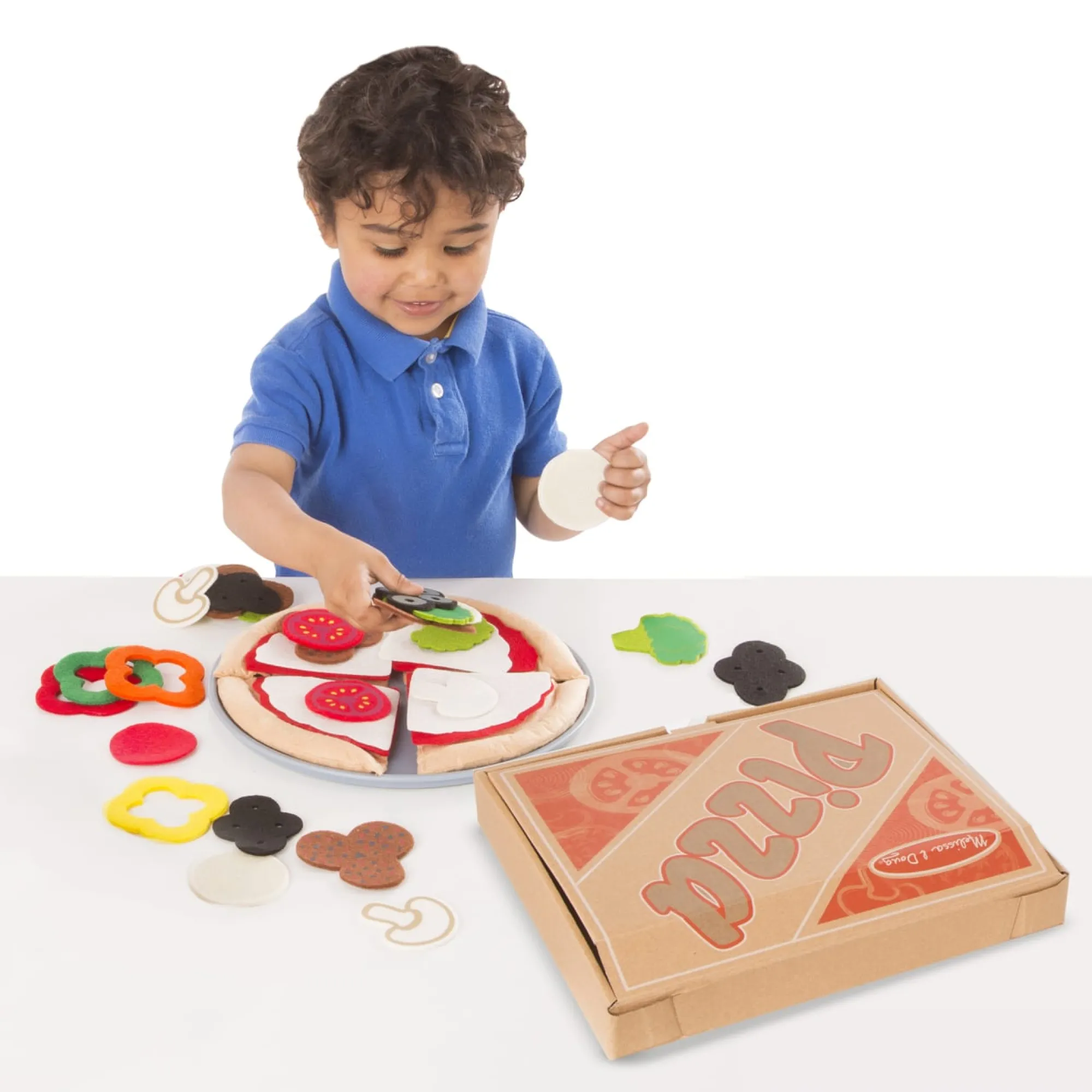 Felt Play Food - Pizza Set>Melissa & Doug