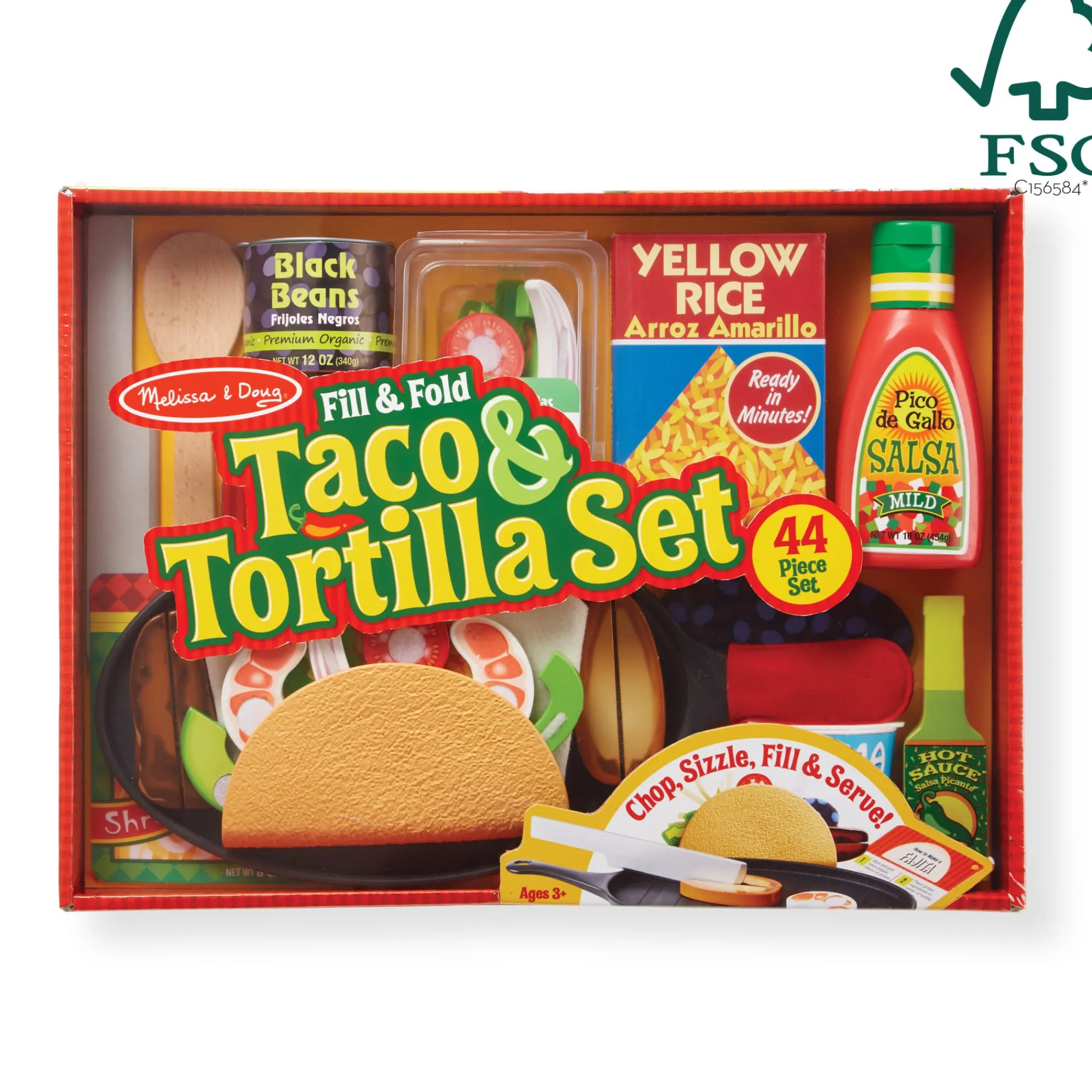 Fill & Fold Taco & Tortilla Set>Melissa & Doug Outlet