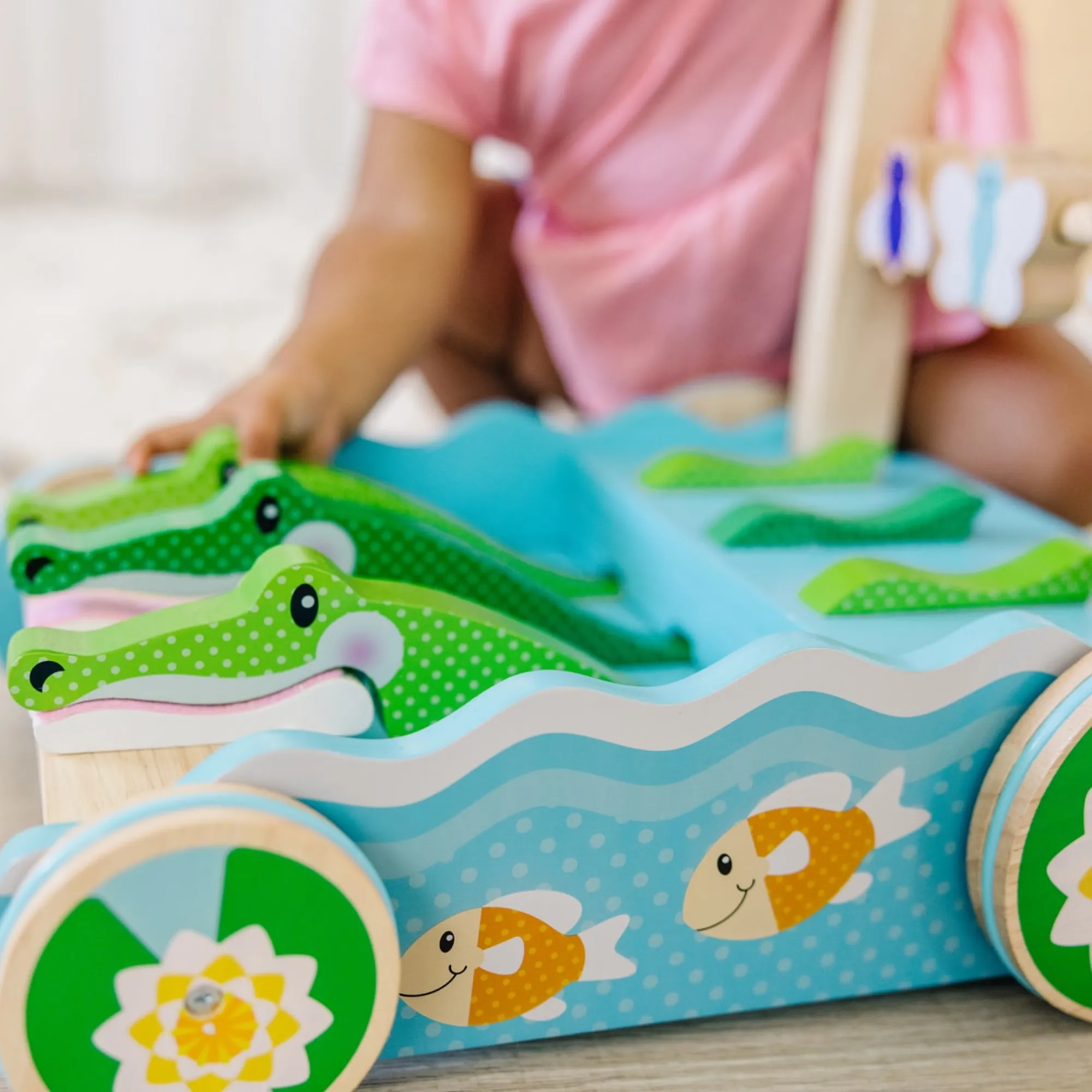 First Play Chomp & Clack Alligator Push Toy>Melissa & Doug Best