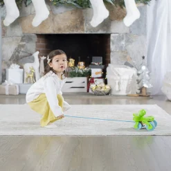 First Play Frolicking Frog Wooden Pull Toy><noscript><img width=