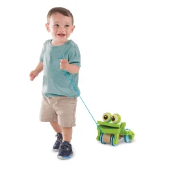 First Play Frolicking Frog Wooden Pull Toy><noscript><img width=