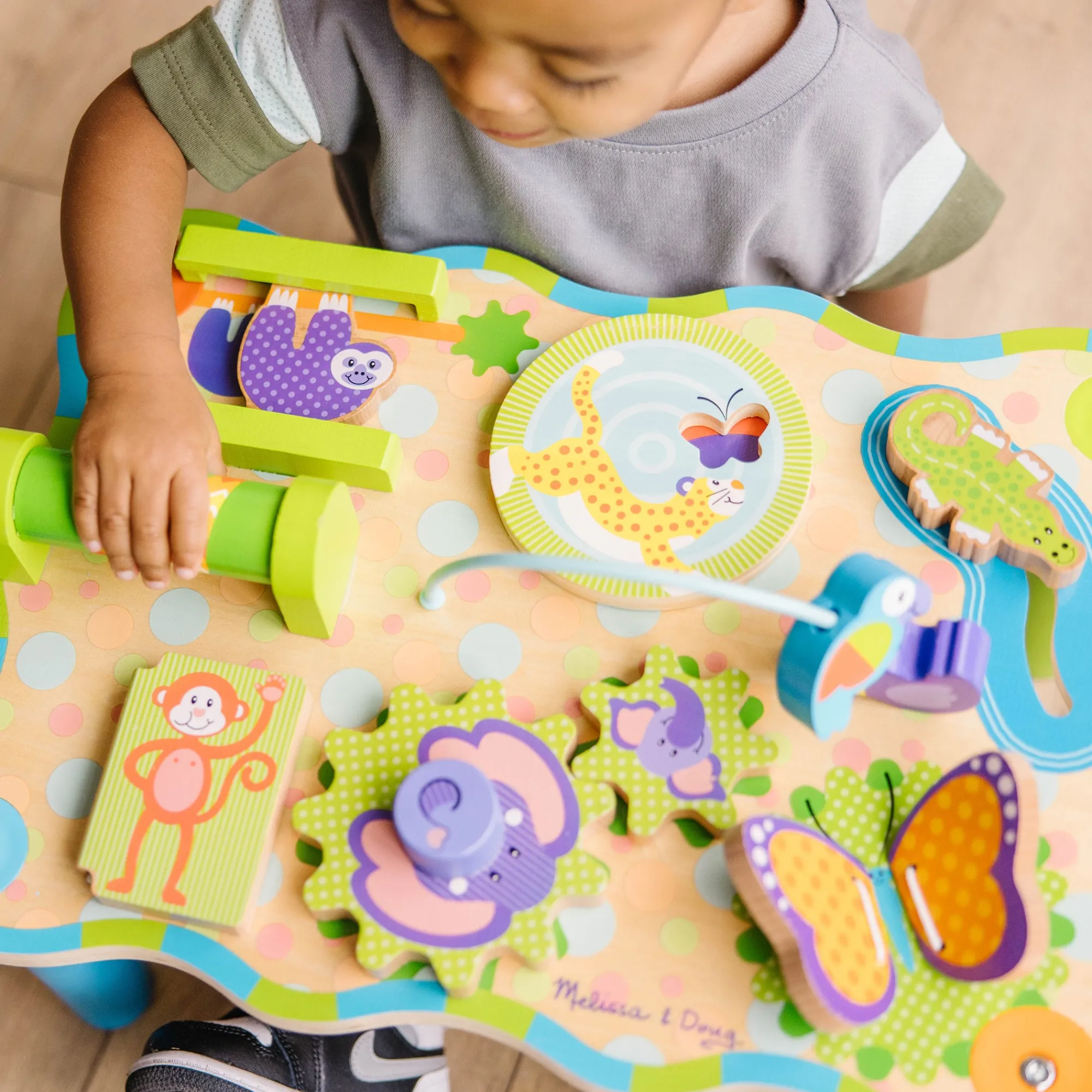 First Play Jungle Activity Table>Melissa & Doug Outlet
