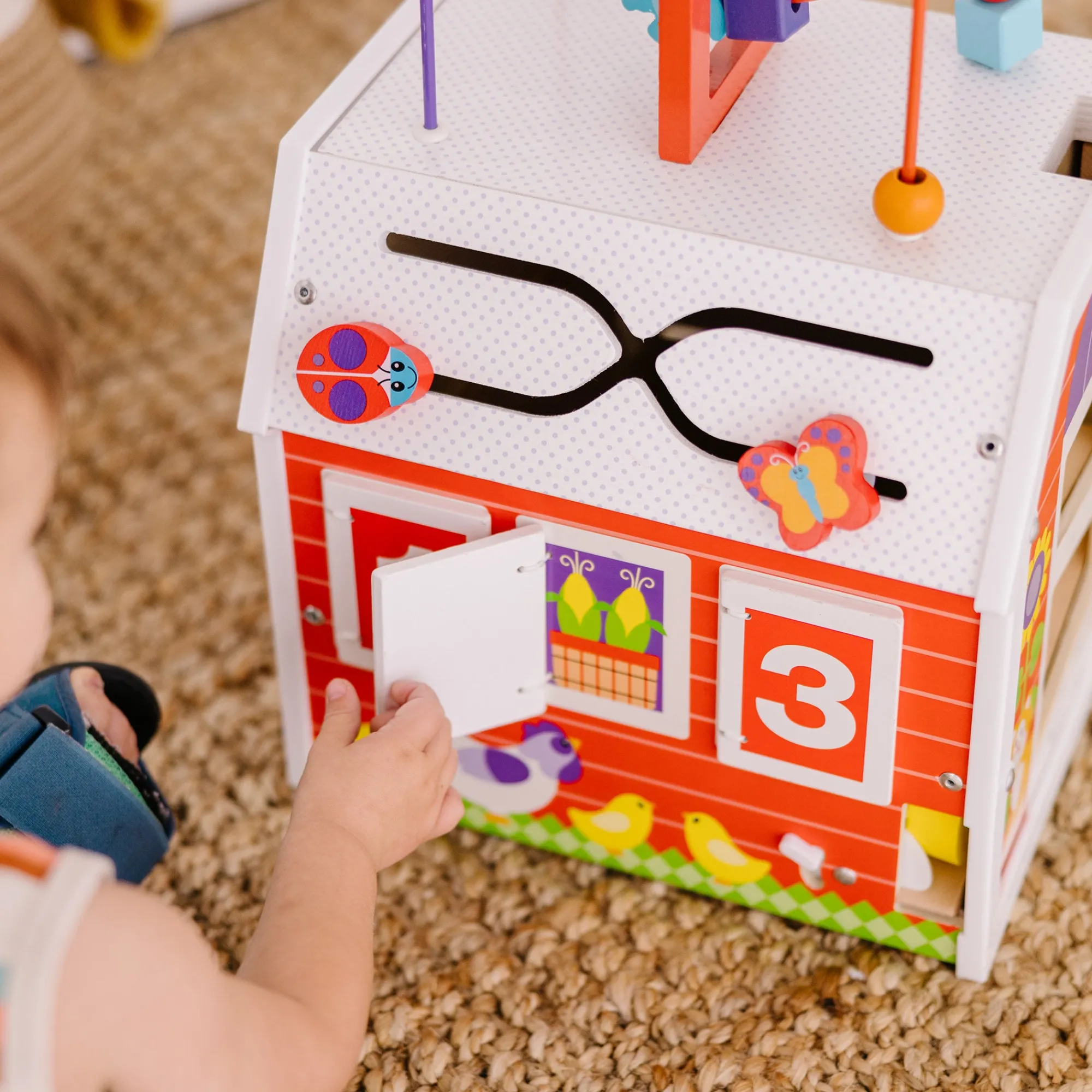 First Play Slide, Sort & Roll Activity Barn>Melissa & Doug