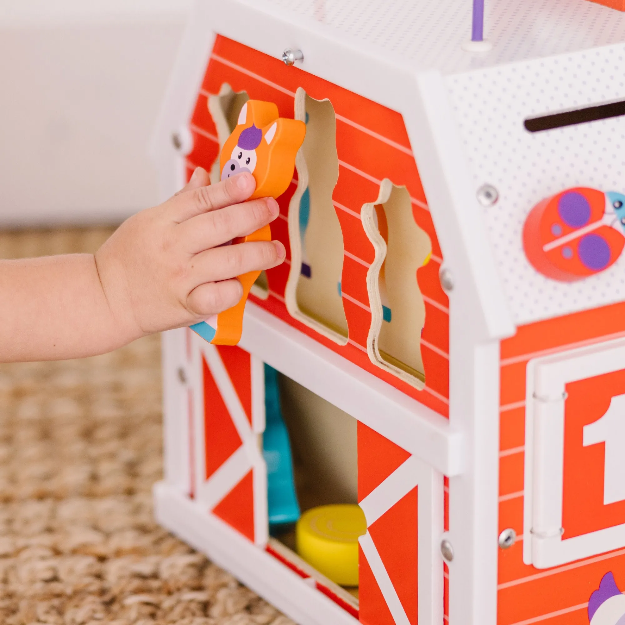 First Play Slide, Sort & Roll Activity Barn>Melissa & Doug