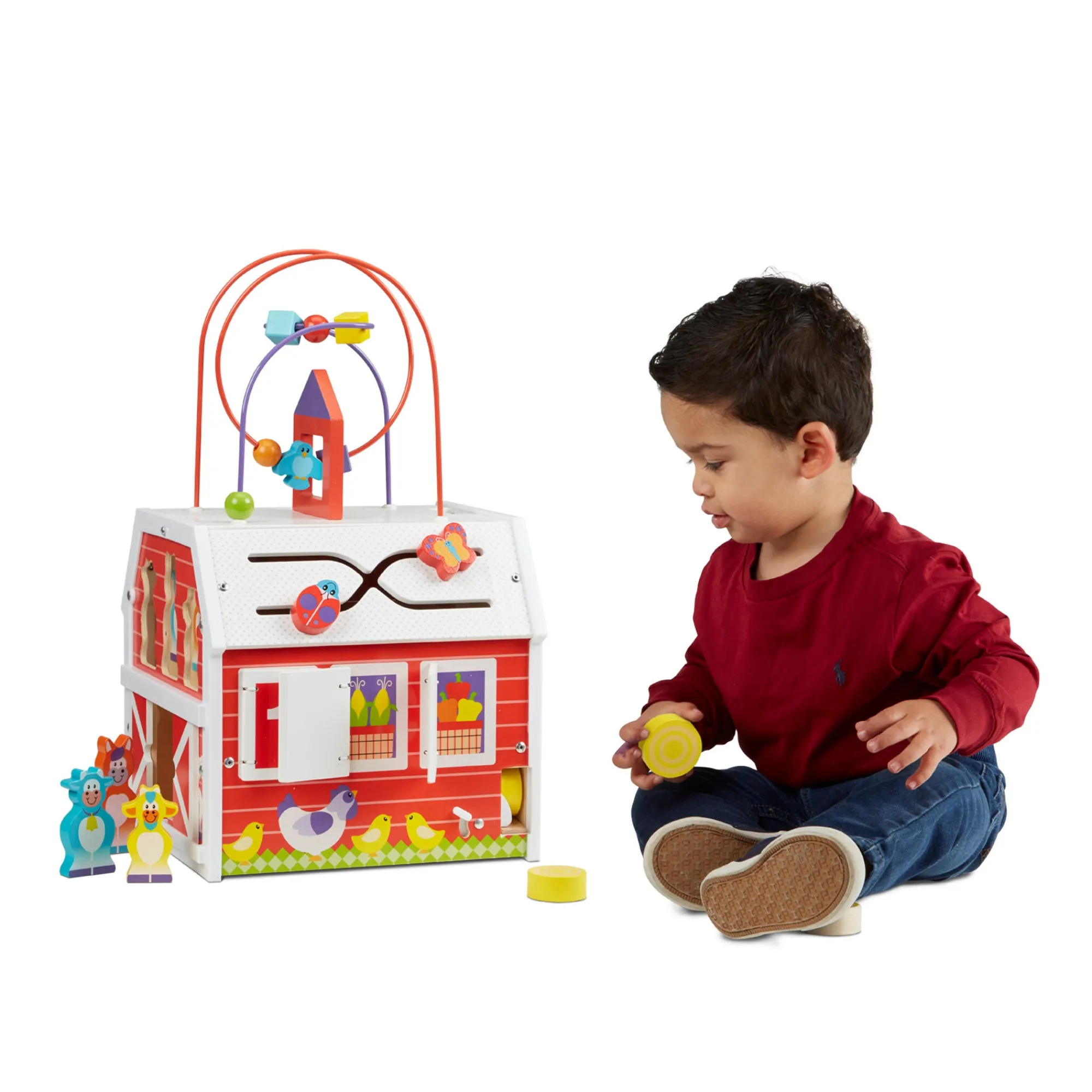 First Play Slide, Sort & Roll Activity Barn>Melissa & Doug