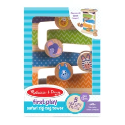 First Play Wooden Safari Zig-Zag Tower><noscript><img width=