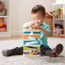 First Play Wooden Safari Zig-Zag Tower><noscript><img width=