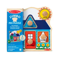 First Shapes Jumbo Peg Puzzle - 5 Pieces><noscript><img width=
