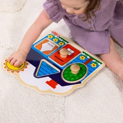 First Shapes Jumbo Peg Puzzle - 5 Pieces><noscript><img width=