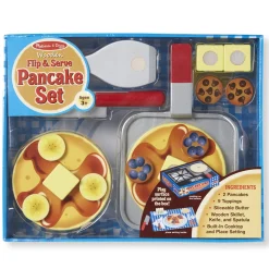 Flip & Serve Pancake Set - Wooden Play Food><noscript><img width=