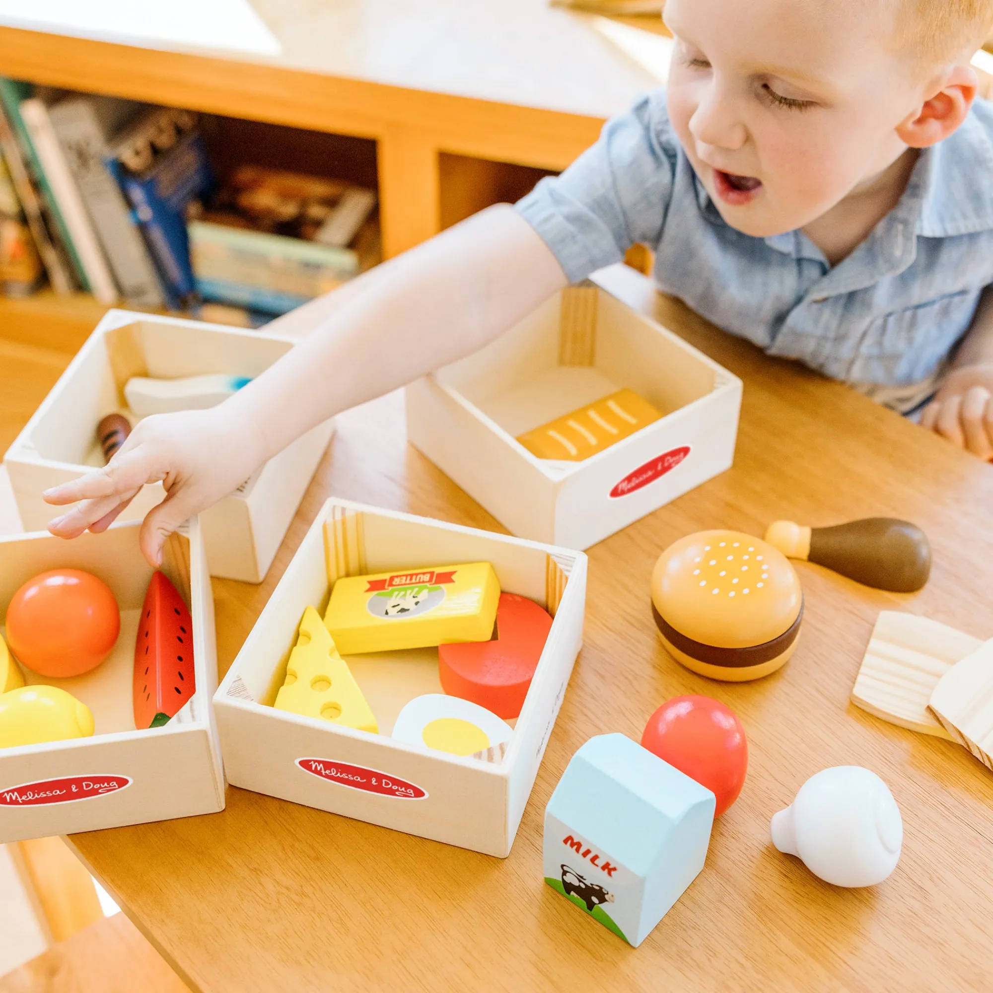 Food Groups - Wooden Play Food>Melissa & Doug Online