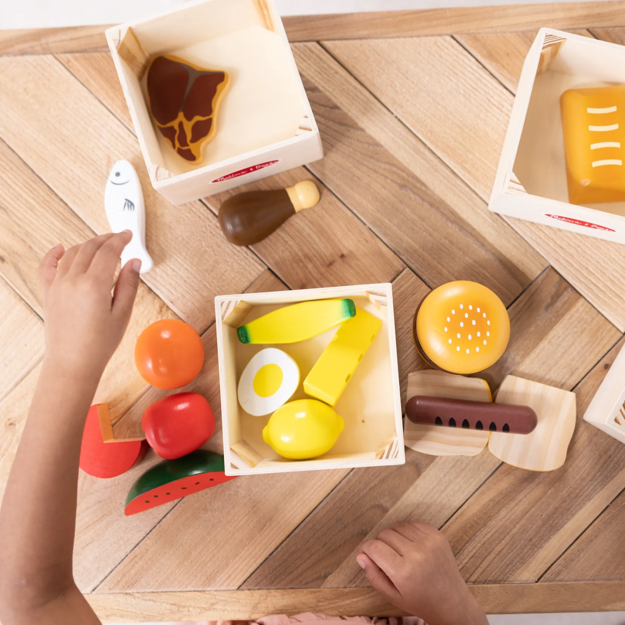 Food Groups - Wooden Play Food>Melissa & Doug Online