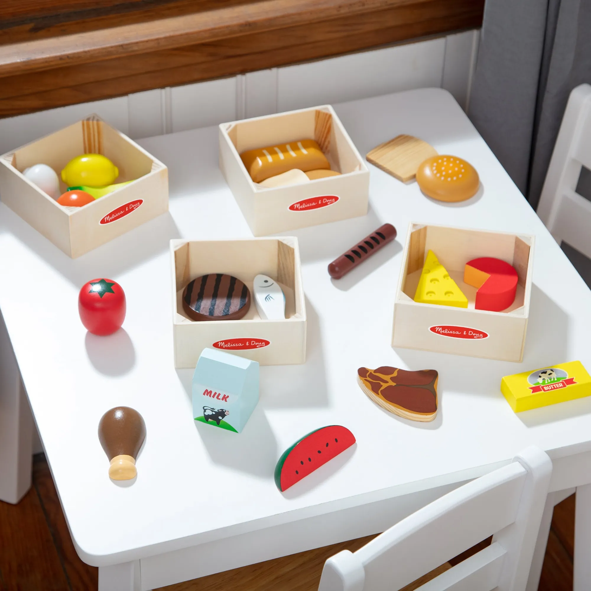 Food Groups - Wooden Play Food>Melissa & Doug Online