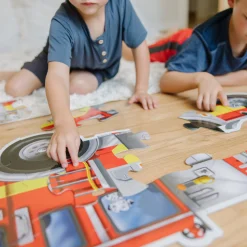 Giant Fire Truck Floor Puzzle - 24 Pieces><noscript><img width=